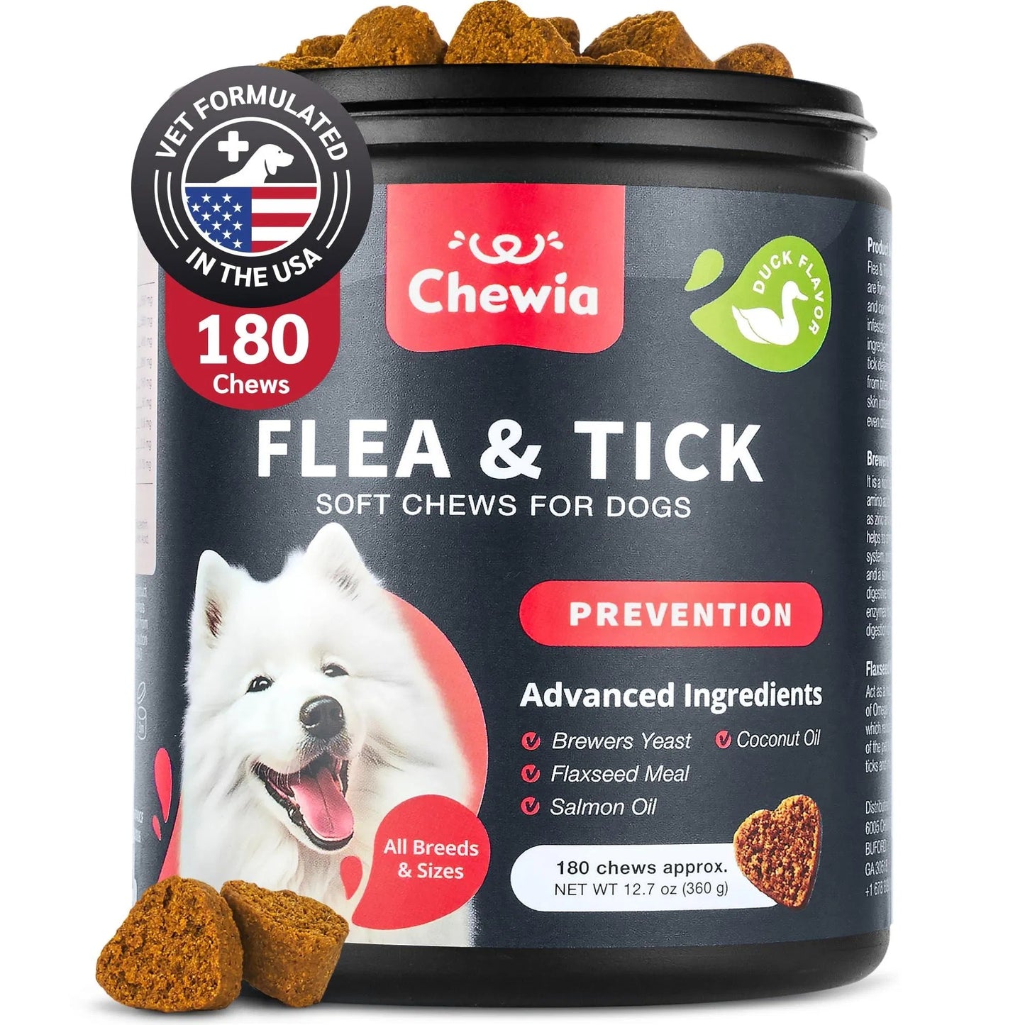 Dog Flea And Tick Treatment Chews FleaTick Prevention dog