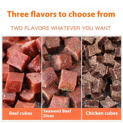 Dog Snacks Dried Beef Cubes Wholesale Pet Snacks Chicken