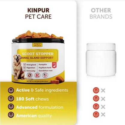 Scoot Stopper Soft Chews Fiber For Dogs Dog Anal Gland