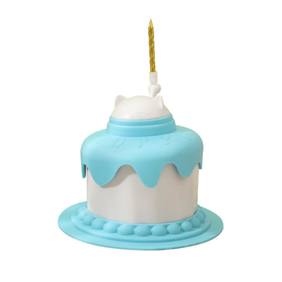 Multifunctional Cake Shape Cat Toy Creative Pet Feeding Bowl