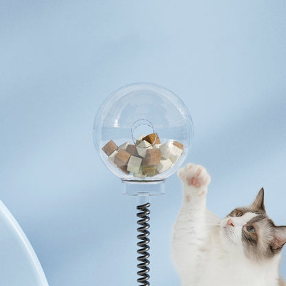 Cat Leakage Food 2 In 1 Toys Turntable Ball Toys Kitten Funn