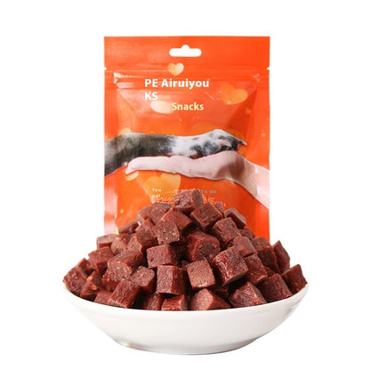 Dog Snacks Dried Beef Cubes Wholesale Pet Snacks Chicken