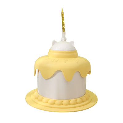 Multifunctional Cake Shape Cat Toy Creative Pet Feeding Bowl