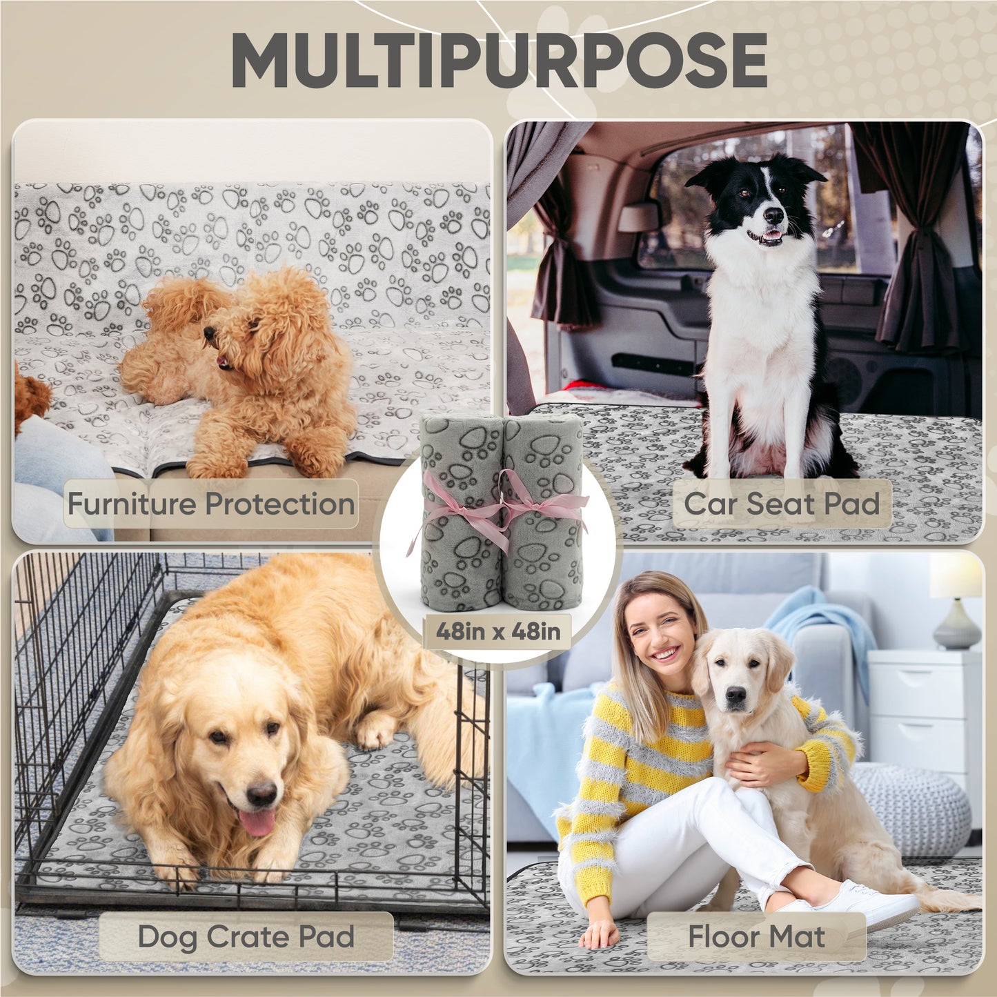 Value 2 Pack - Luna Fur Reusable Puppy Pee Pads