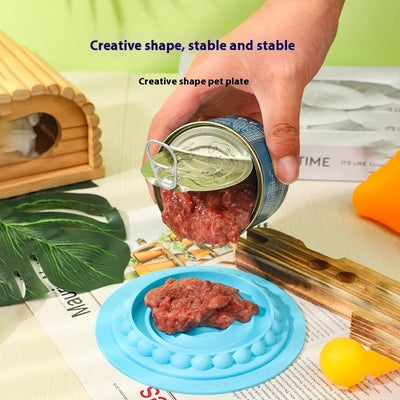 Multifunctional Cake Shape Cat Toy Creative Pet Feeding Bowl