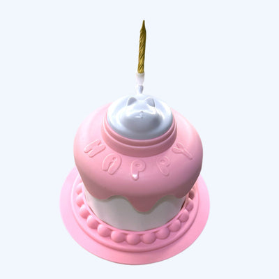 Multifunctional Cake Shape Cat Toy Creative Pet Feeding Bowl