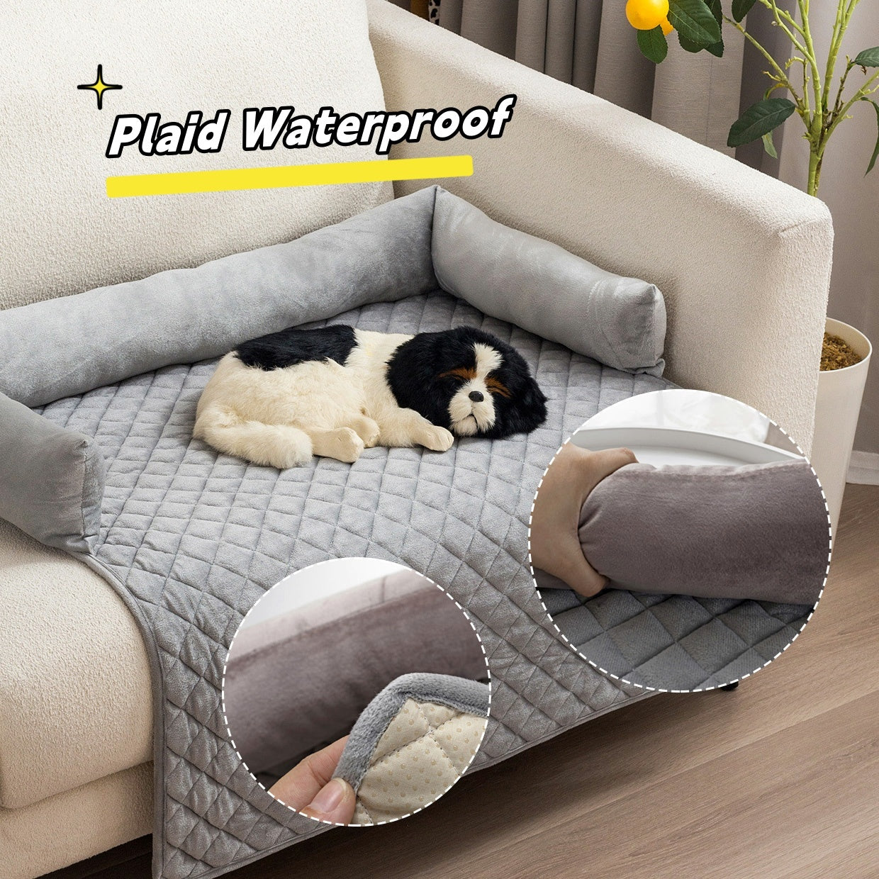 Pet Dog Sofa Bed  For Large Dogs Cushion Warm CatBeds
