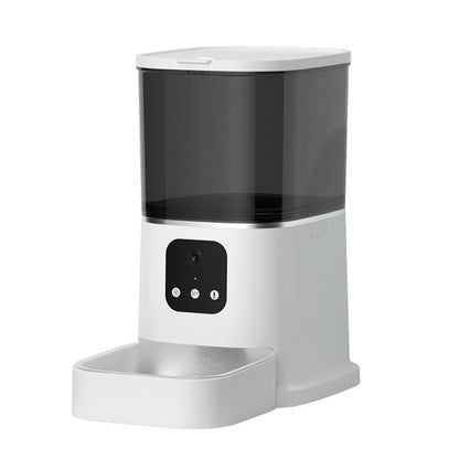 Pet Automatic Feeder Large Capacity Smart Voice Recorder APP Control Timer Feeding Cat Dog Food Dispenser With WiFi Pet Bo