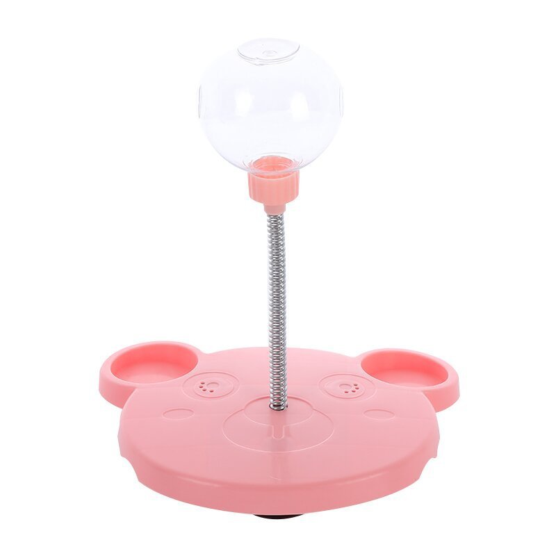 Pet Feeder Cat Toy Pet Leaking Food Ball SelfPlaying Tumbler