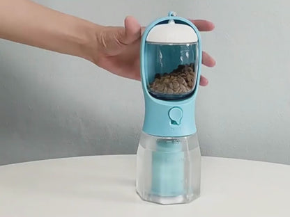 Dog Water Cup Drinking Food Garbage Bag Three-in-one