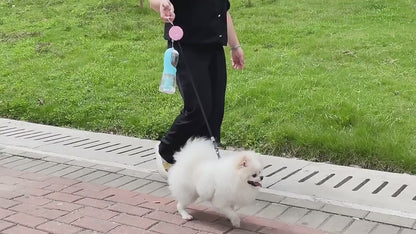 Dog Water Cup Drinking Food Garbage Bag Three-in-one