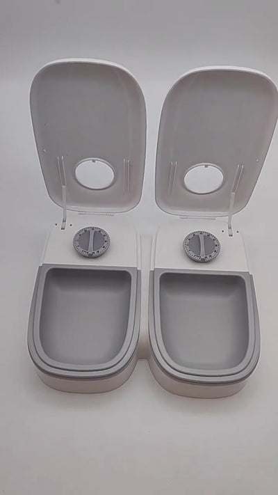 Automatic Pet Feeder Smart Food Dispenser For Cats Dogs Timer Stainless Steel Bowl Auto Dog Cat Pet Feeding Pets Supplies